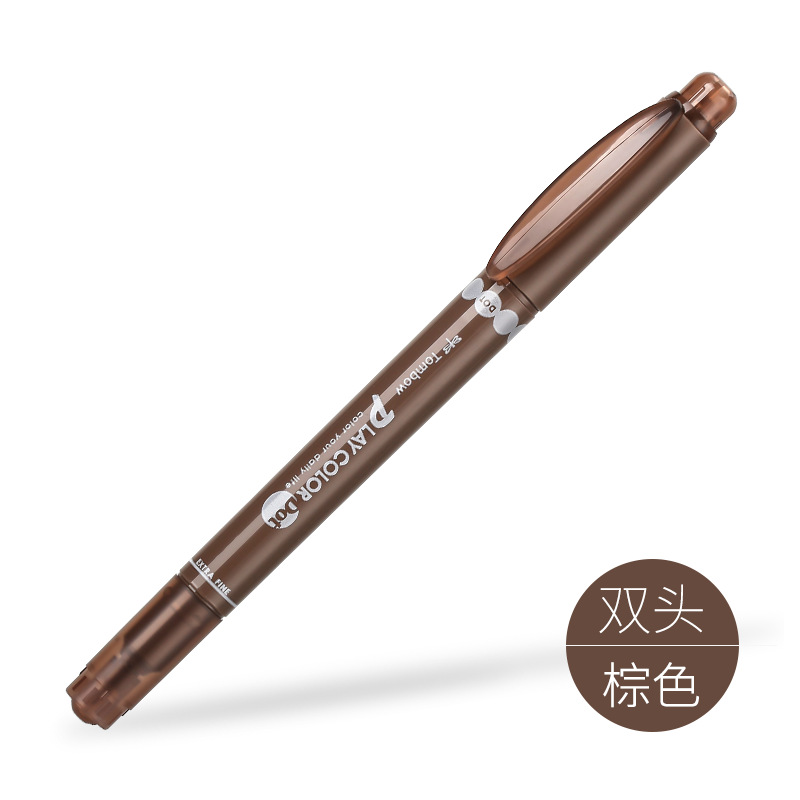 Japan Tombow Dragonfly Double Ended Watercolor Pen WS-PD Highlighter Creative Round Head Fine Tip Marker. 