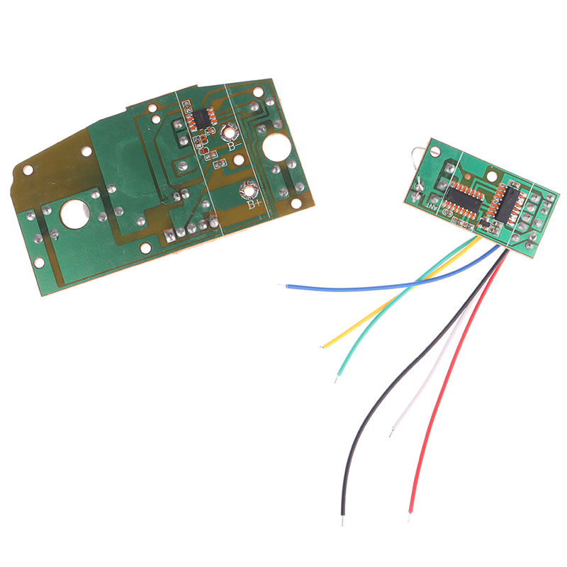4CH RC Car Remote Control Circuit PCB Transmitter and Receiver Board parts with Antenna Radio System. 