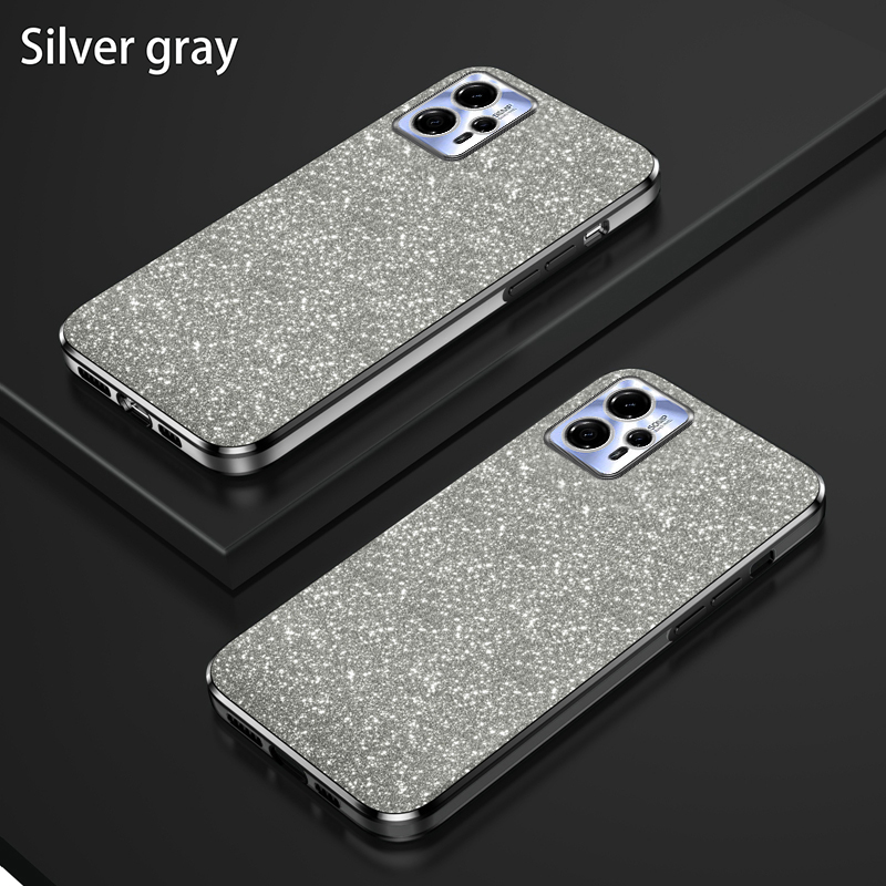 AnDyH Phone Case for Motorola Moto G13 Flash Powder Gradient Plating Casing. 