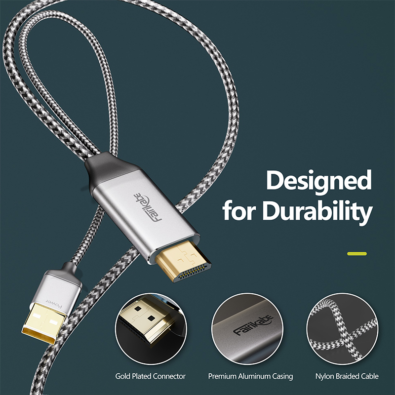 HDMI to C Type Cable 4K60Hz HDMI Adapter HDMI to USB C Cable for PS5 Switch Steam Xbox to Xreal Air Nreal Air Portable Monitor. 