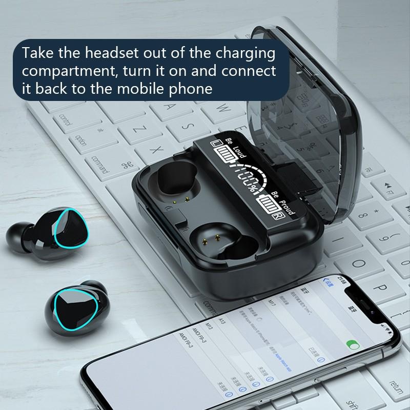 M10 TWS V5.3 Bluetooth Earbuds