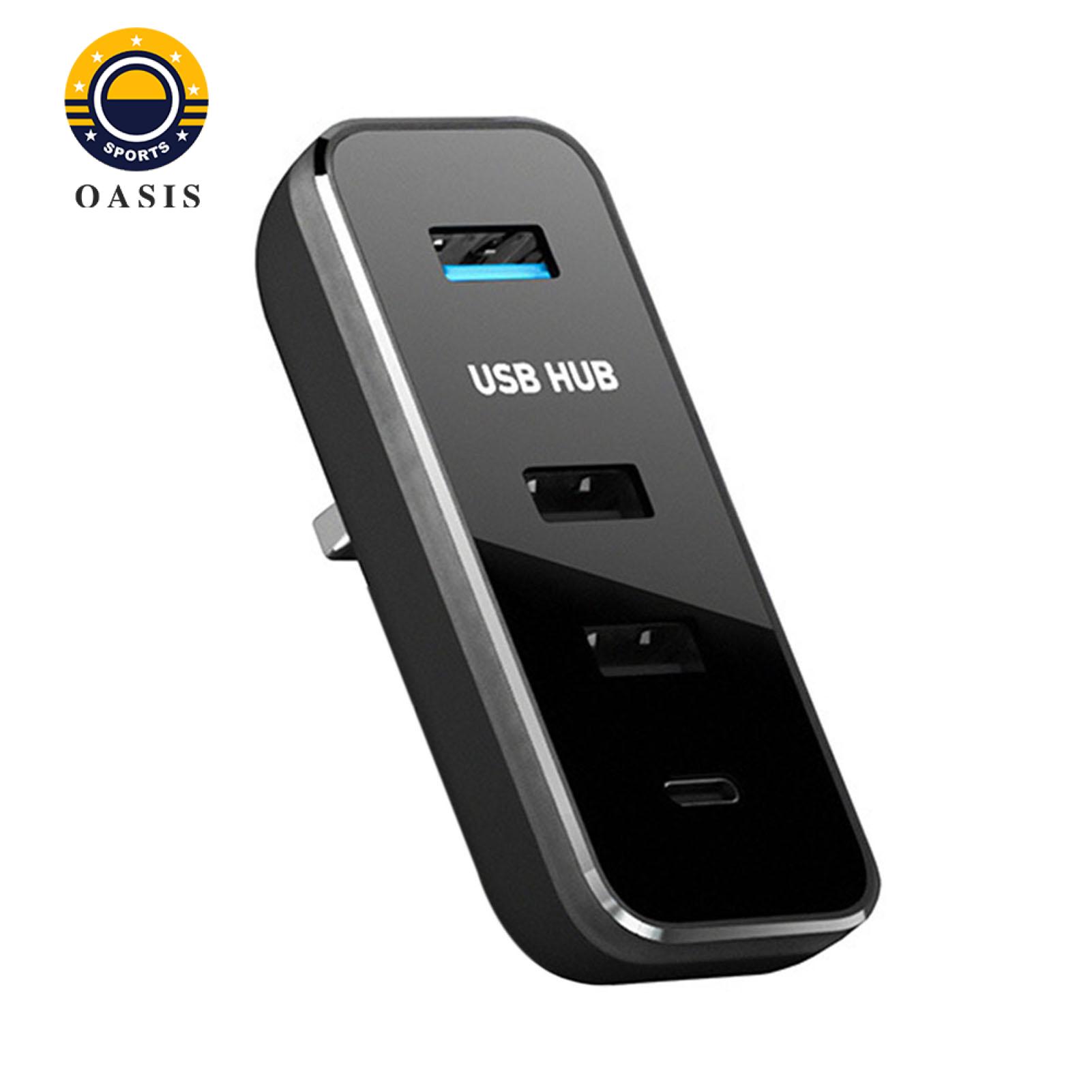 Oasis Usb Docking Station Tesla Model 3/y Glove Box Usb Hub Center Console Adapter Sle Transmission Dash Cam Flash Drive Docking Station Buyers' Choice Car Docking Station