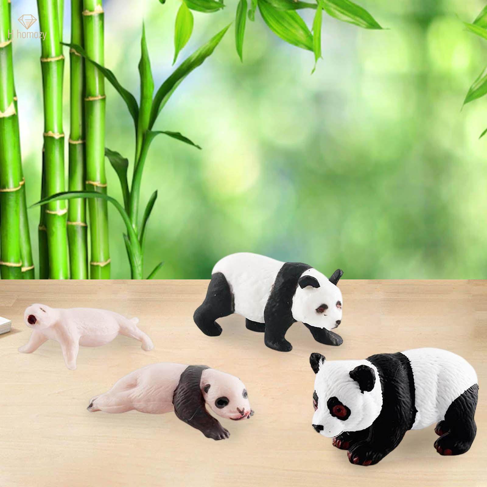 panda Model 4 Stages of Panda Playset Science Educational Toys Animal Growth Cycle Models. 