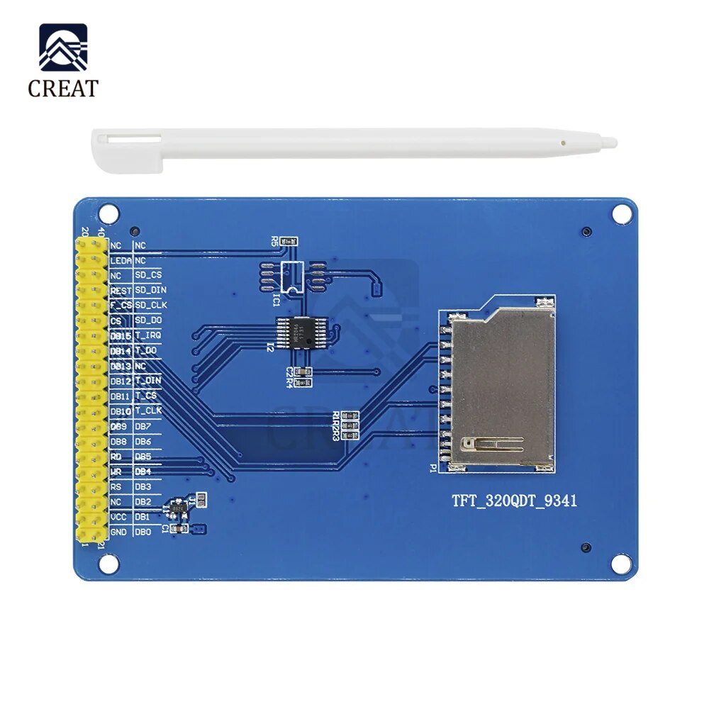 3.2 inch 320x240 320*240 TFT LCD Module Display With Touch Screen Controller Panel ILI9341 SD Card Than 128x64 3.2 LCD 3.3V. 
