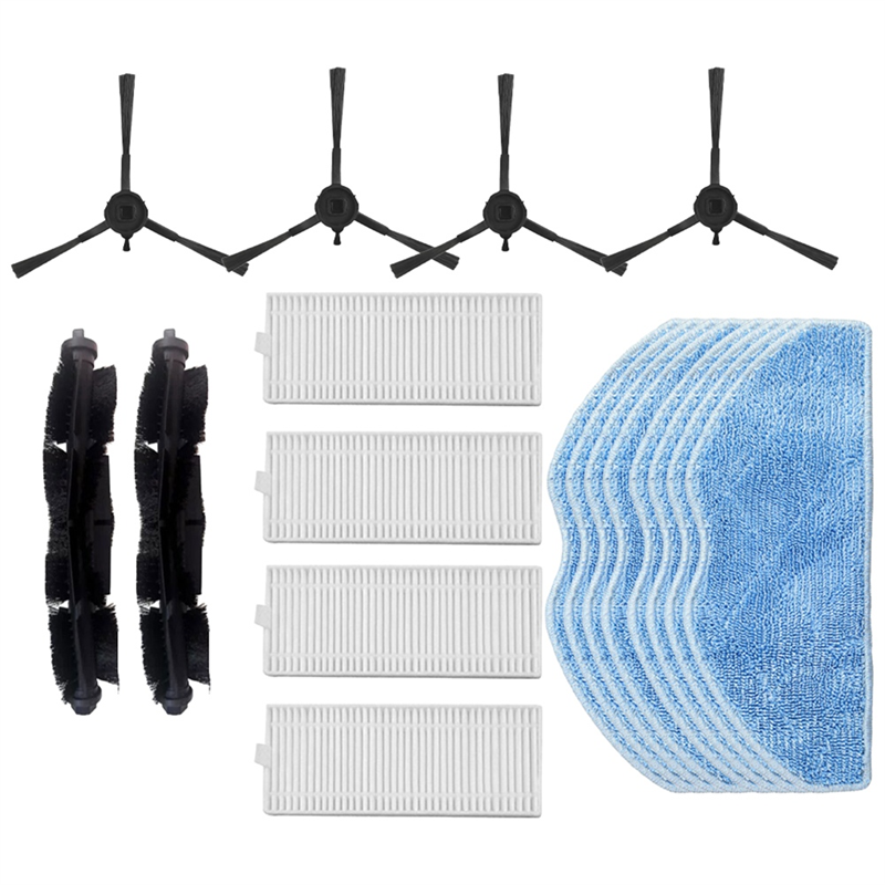 For RE4 / RE5 Robot Vacuum Main Side Brush HEPA Filter Mop Pads