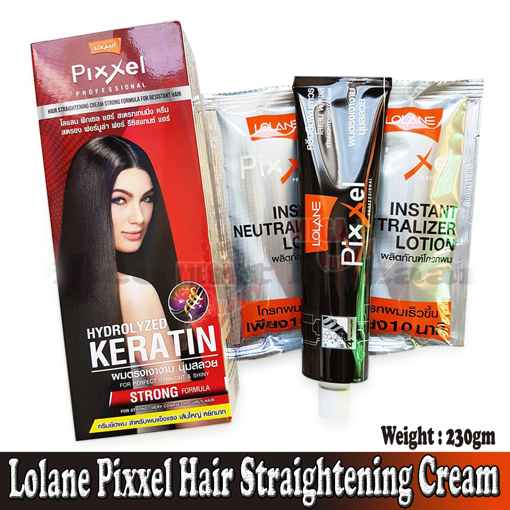 Lolane pixxel shop hair straightening cream