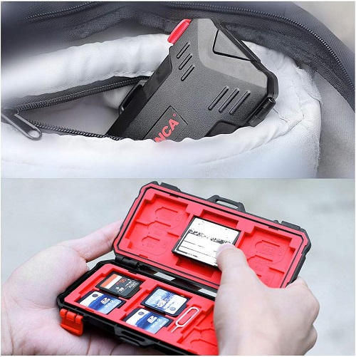 LENSGO LYNCA KH15 Waterproof Luggage Memory Card Hard Case. 