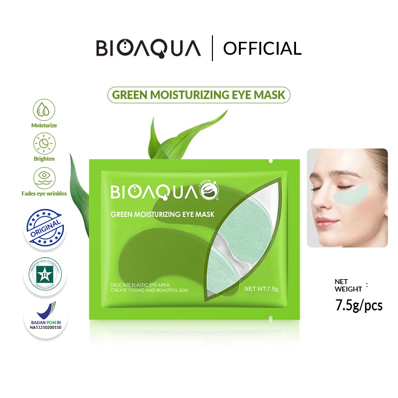 BIOAQUA Nicotinaide Seaweed Eye Mask. Delicate Elastic Eye 7.5g1PCS