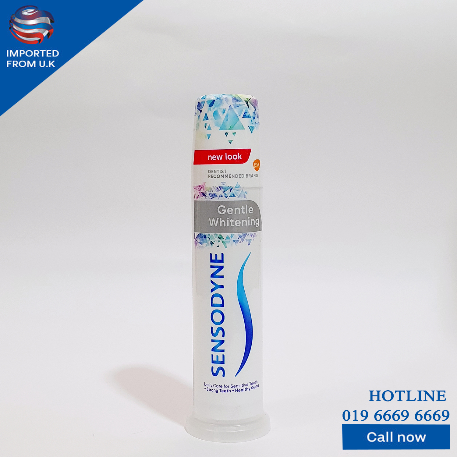 PUMP TOOTHPASTE 100 ML. 