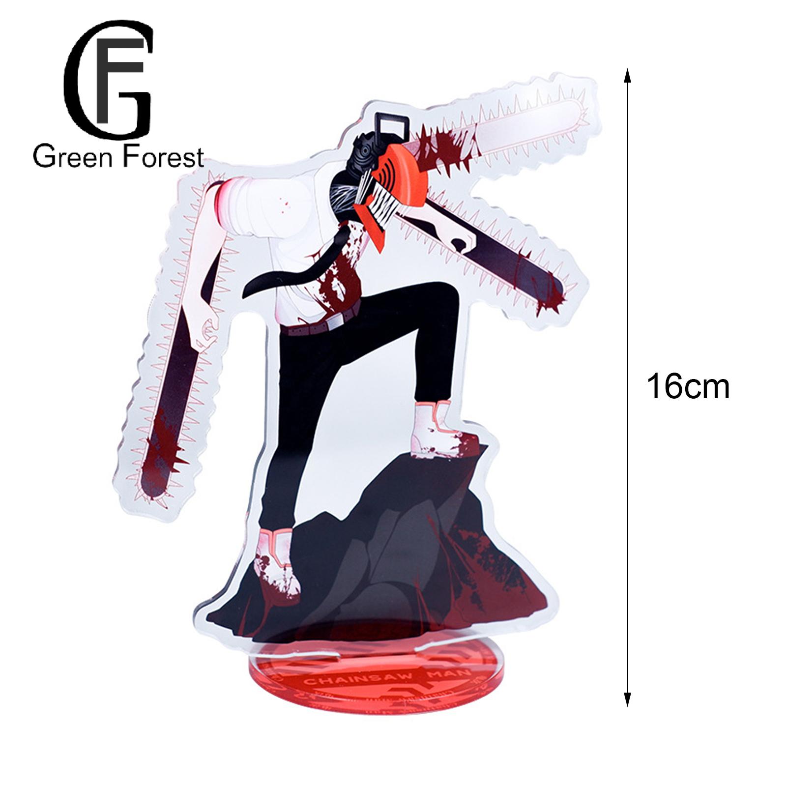 Green forest Anime Figure Standee Smooth/Matte Texture Anime Figure Standee Acrylic Decor Stand. 