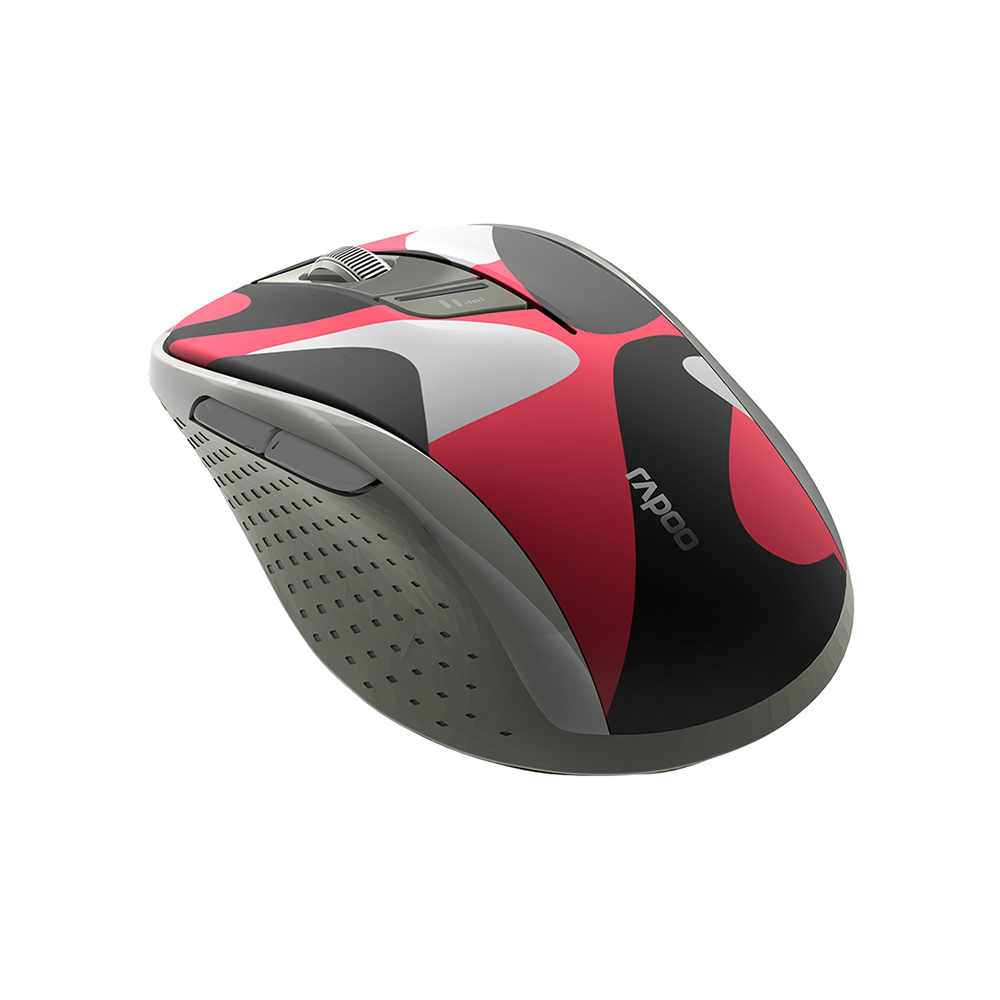 Rapoo M500 Slient Multi-mode Wireless Mouse with 3 wireless connection modes Adjustable 1600DPI Silent click Up to 12 months battery life. 