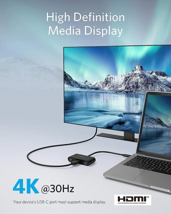 Anker PowerExpand 3-in-1 USB-C Hub – A8339. 