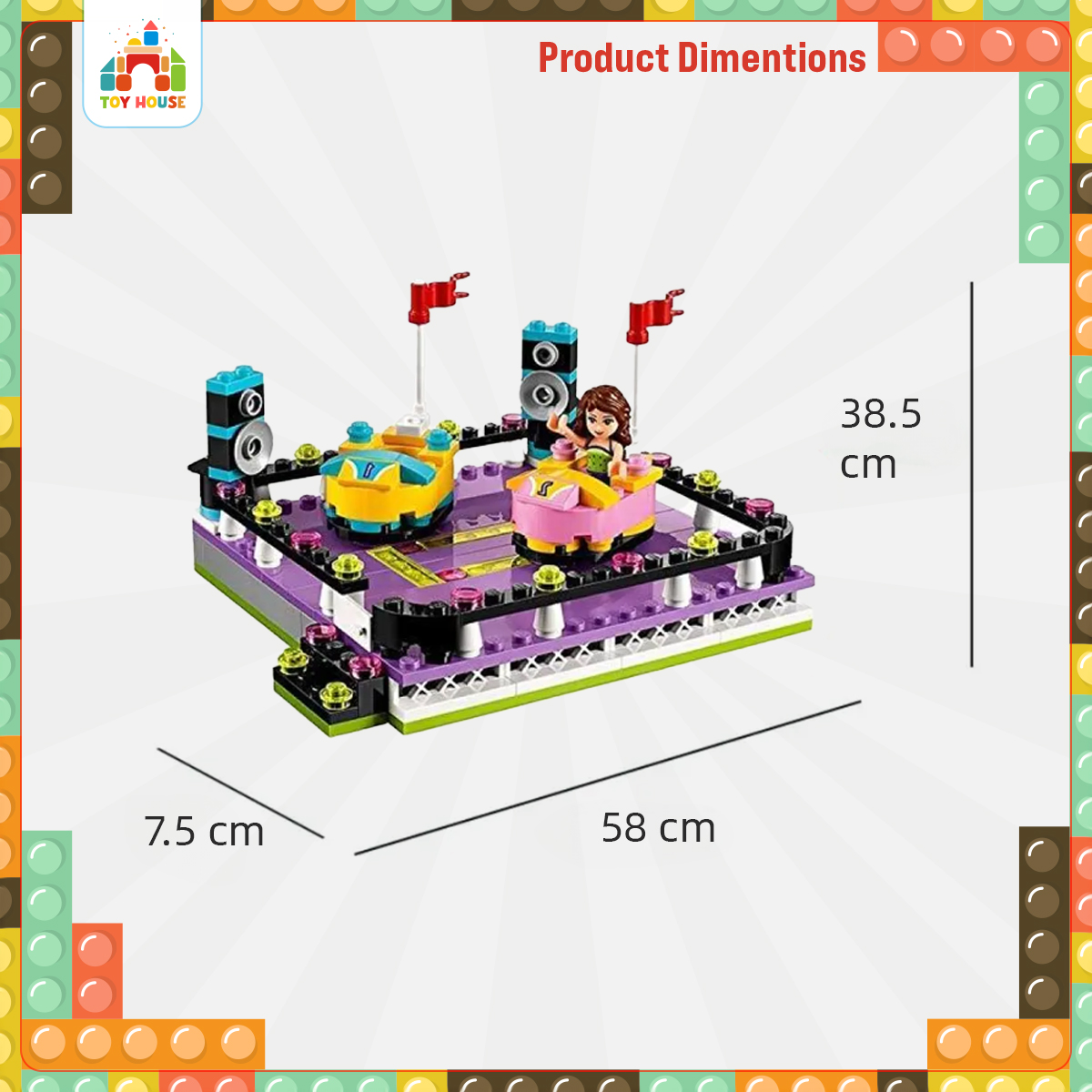 429 Pcs Bela Friends Series DIY Child Educational Toys Building Blocks Sets Kid. 