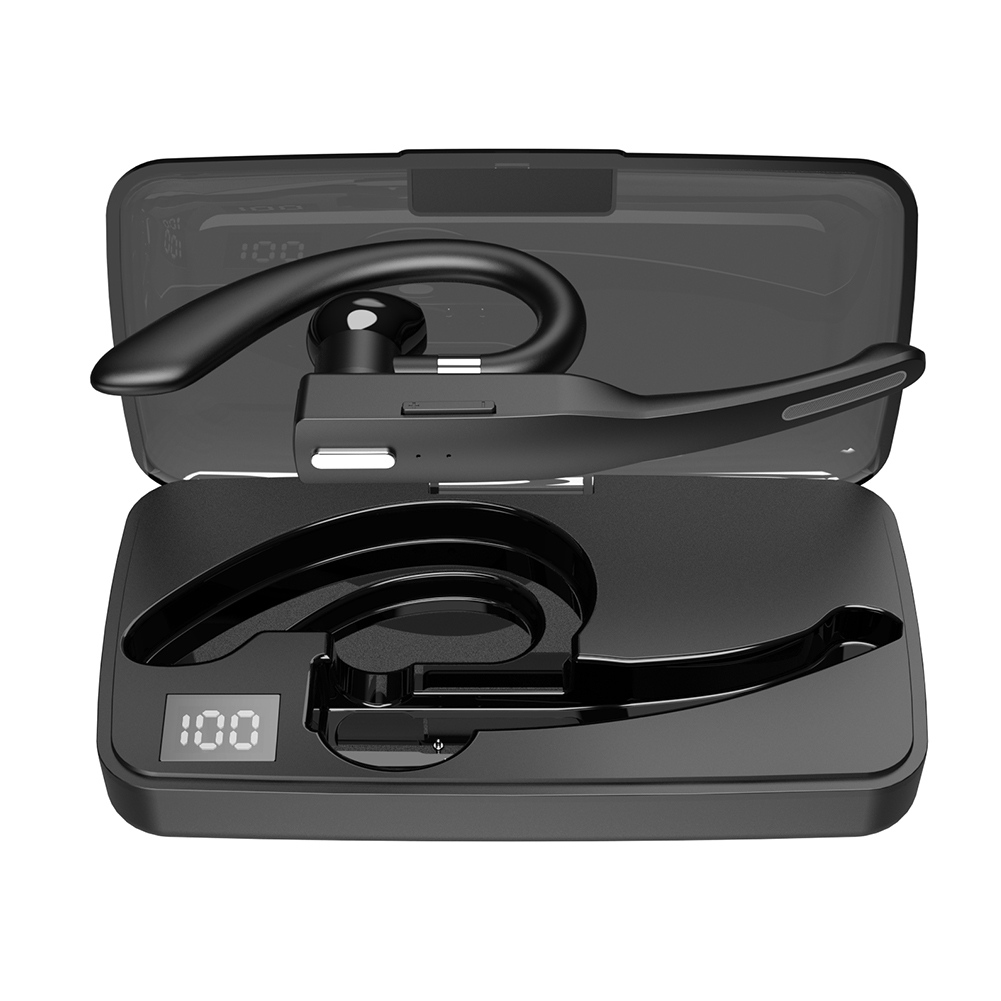 Yyk-525 Business Bluetooth-compatible 5.1 Wireless Headset Hands-free Call Noise Reduction Single Ear Headphone. 
