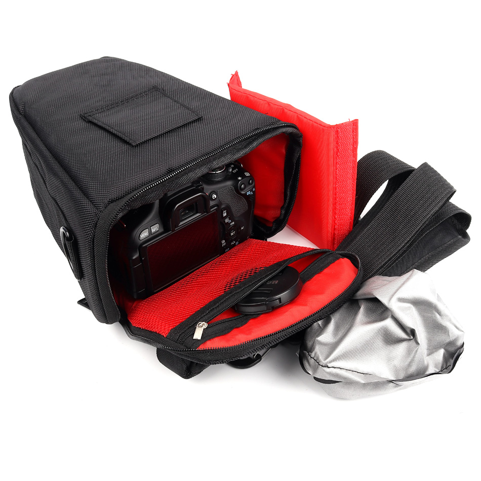Waterproof DSLR Camera Bag For Canon 100D 200D 77D 7D 80D 800D 6D 70D 550D 500D 450D T6i T5i T6 T5 T4 Canon Camera Pouch. 