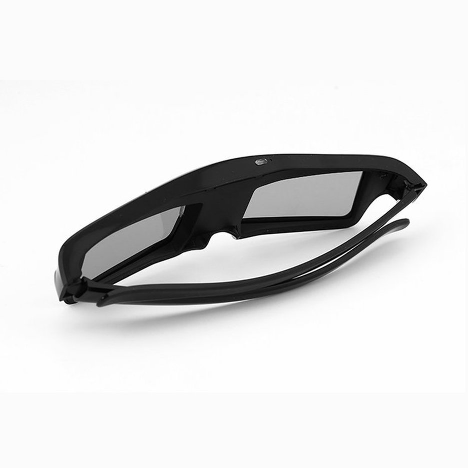 3D Glasses Rechargeable 3D Active Shutter Glasses Eyewear For DLP 3D Projector-black. 