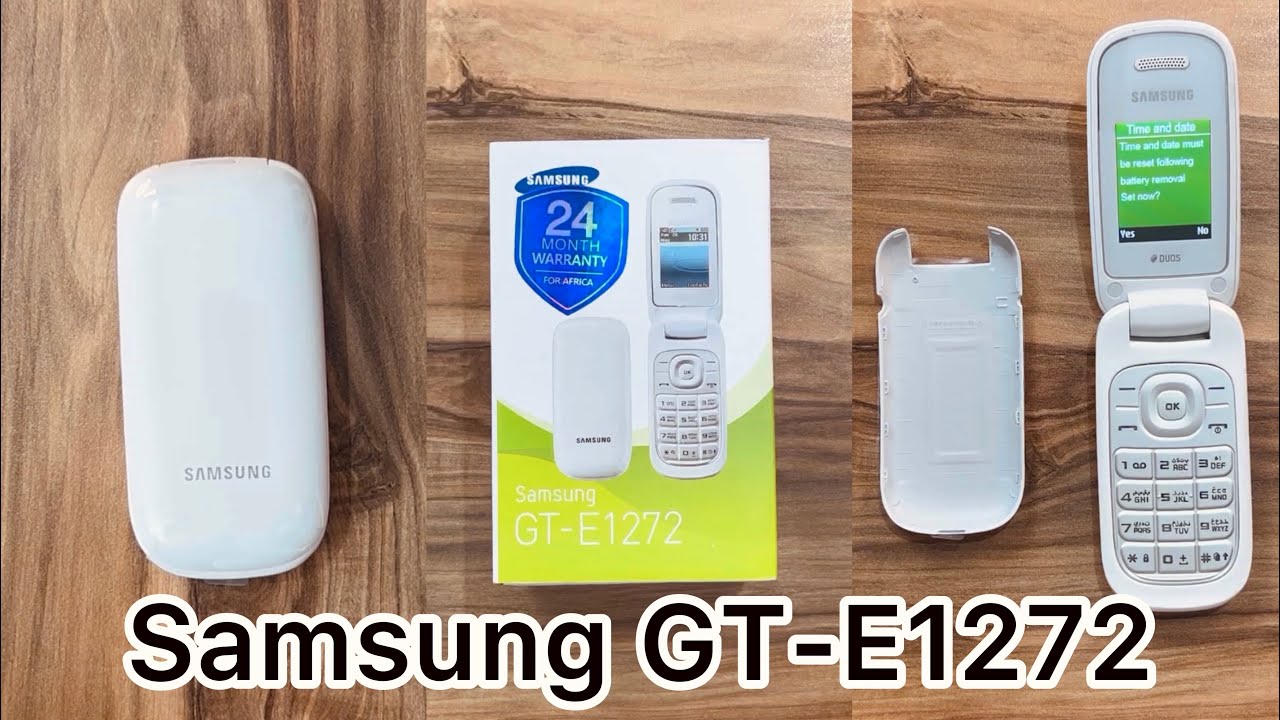 Original Samsung GT-E1272 2G folding duos feature phone has 1.77 inch ...