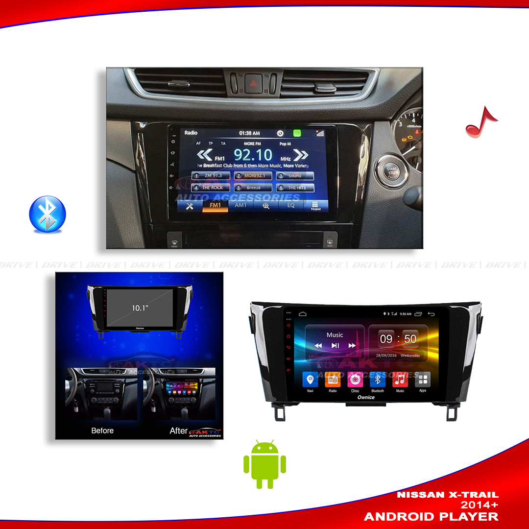ANDROID PLAYER FOR NISSAN X TRAIL 2014-2020, CAR ANDROID PLAYER
