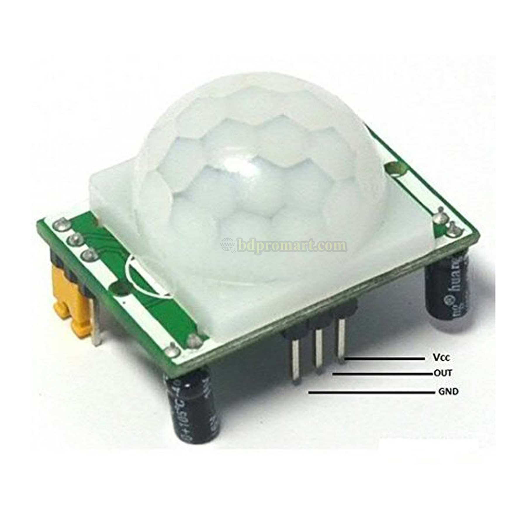 HC-SR501 PIR Motion Sensor IR Sensor Module Infrared Motion Sensor Adjustable IR Pyroelectric for Arduino and other Projects. 