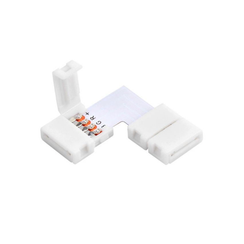RGB LED Strip 4 Pin 1 to 2 3 4 way Female Connector and Splitter L Shaped T Shaped for RGB SMD5050 LED Strips. 