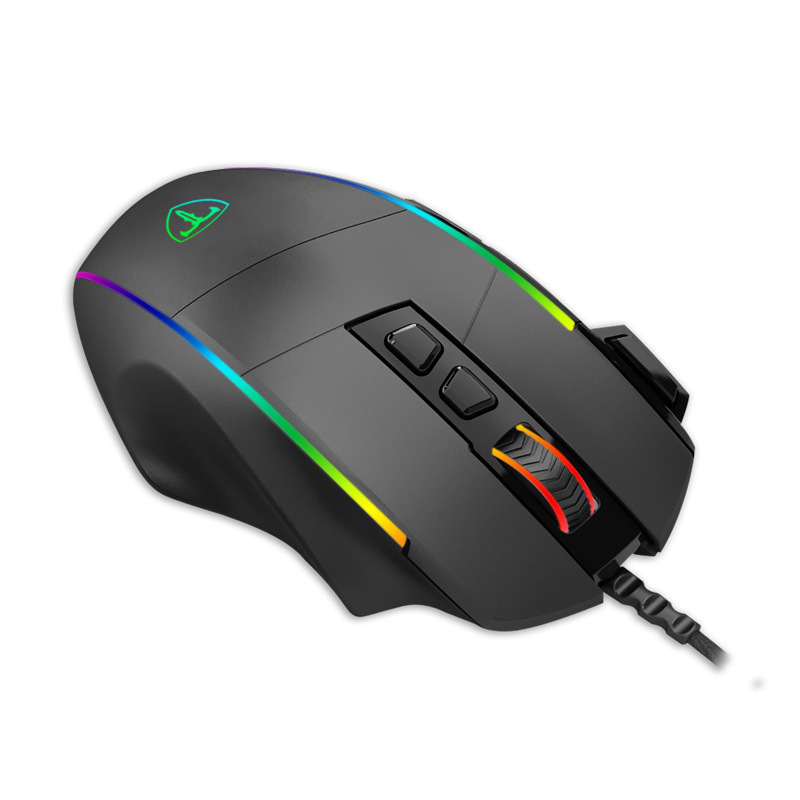 ET Internet Cafe Gaming Mouse T21 Wired Gaming Custom Programming Mechanical Mouse 5000DPI PUBG. 