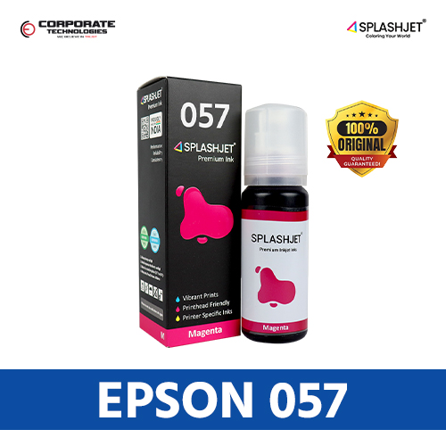 Epson 057 Splashjet Premium Refill Ink for Epson L8050, L18050 Printer . 6 Color Ink. Full Set 6 Color Ink. 70gm. 