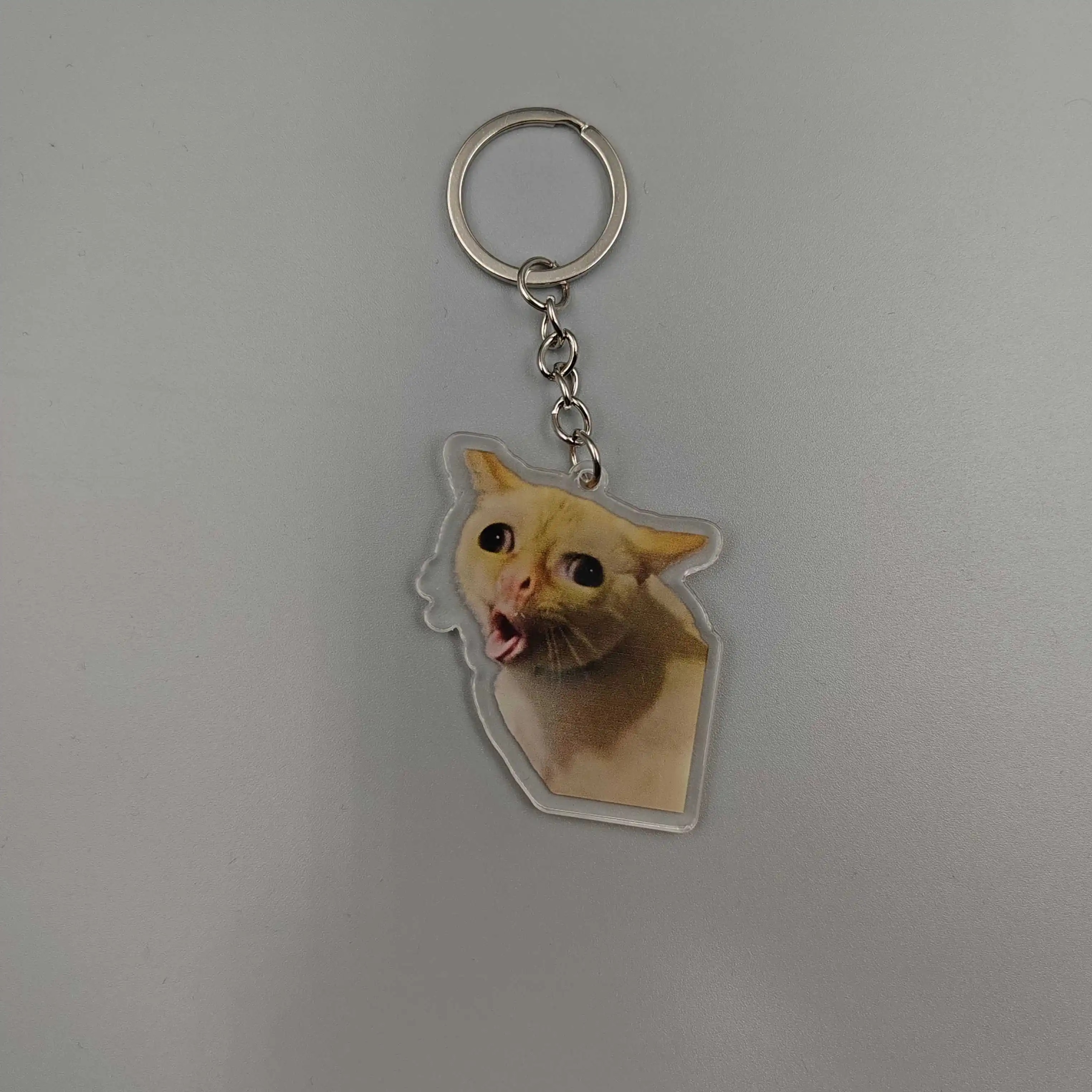 Cat Coughing Meme Viral Video Zoning Out Black Cat Meme Choking Meme Strawberry Cat Memes Key Chain Car Keyring Student Gift. 