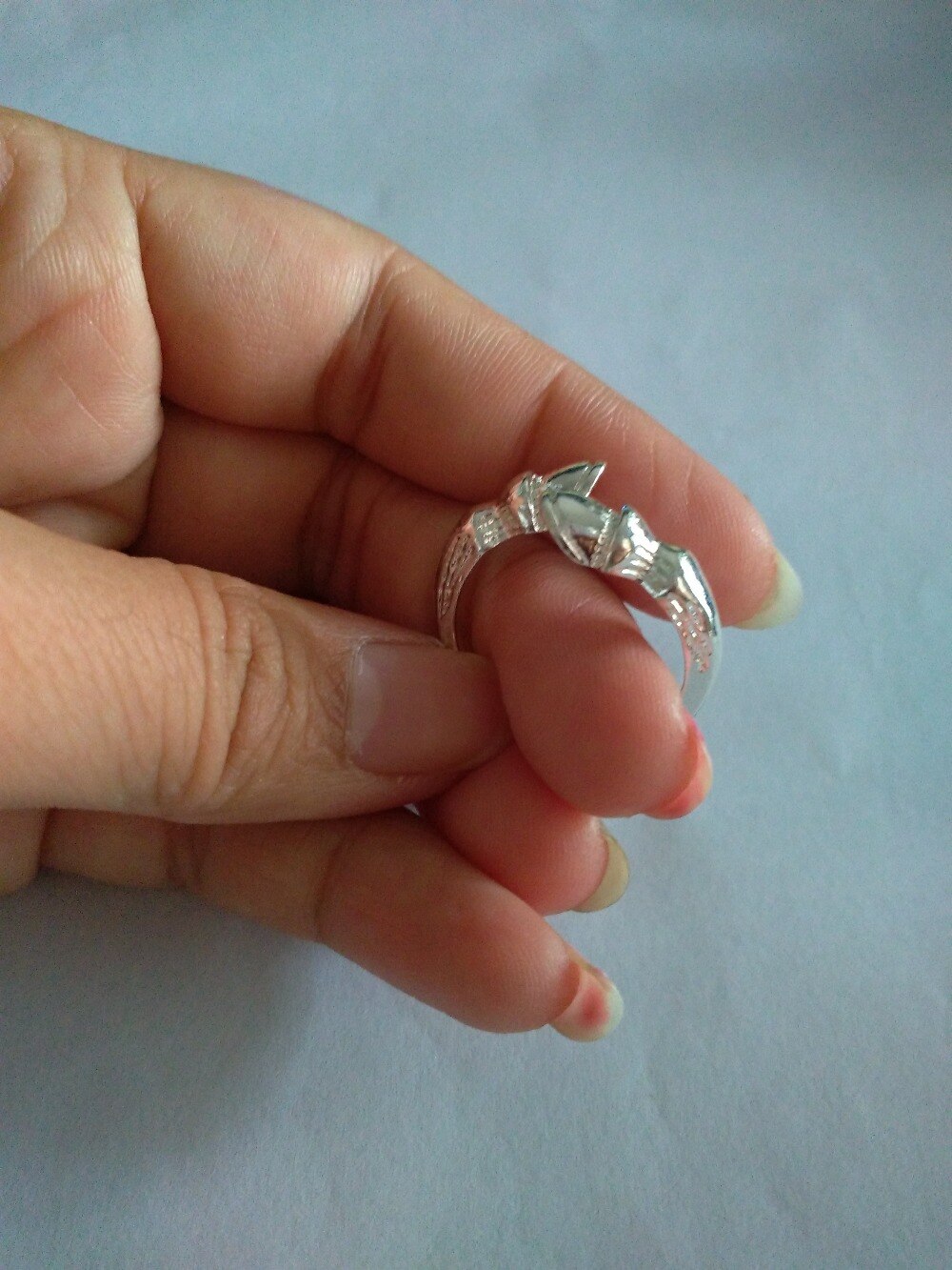 【VisioN Shop】Trendy Horse Hoof Ring Silver Color Horse Hoof Rings Women Girl World Of Warcraft Overwatch. 