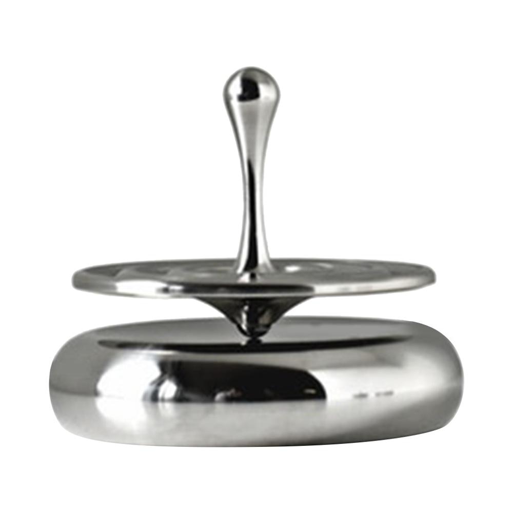 Spinning Top Rotating Magnetic Decoration Desktop Droplets Spiner Toys Gifts Movie Totem Print Spinning Top