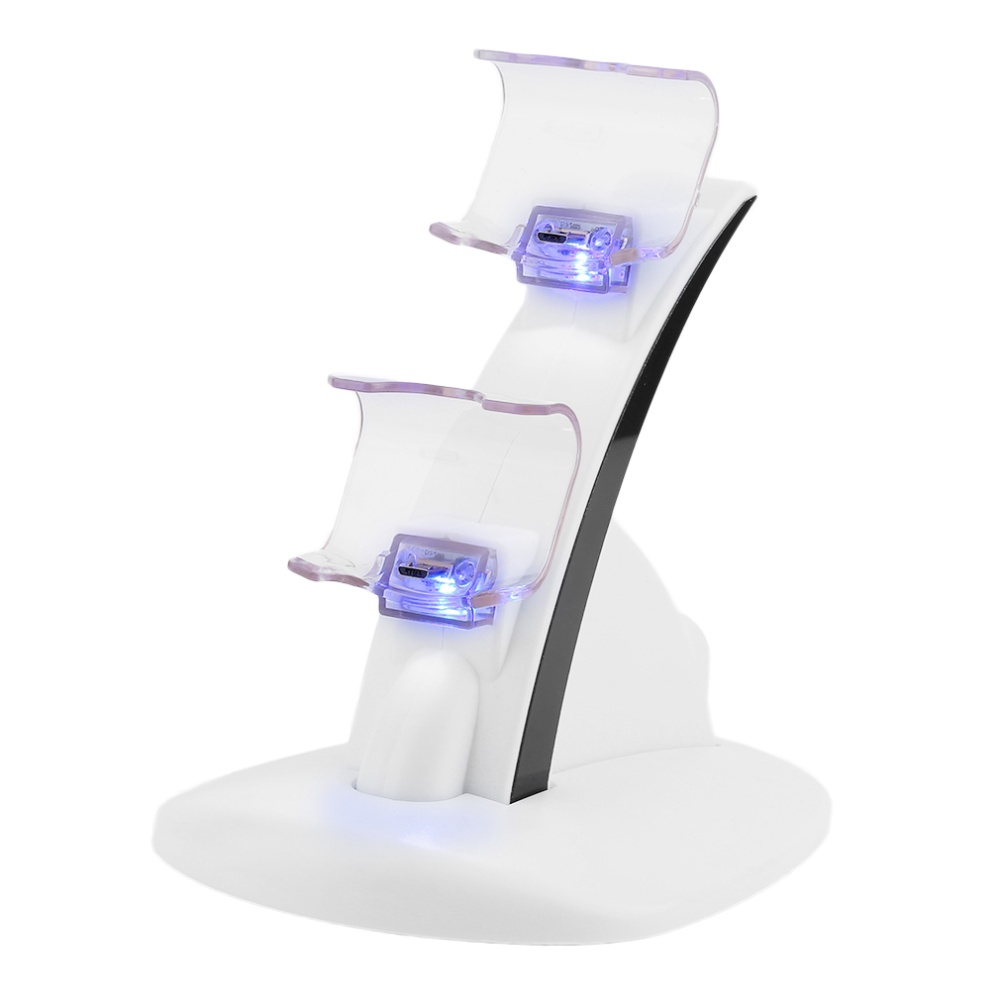 White Fast Charging Docking Station for PS4 Dual Controller PlayStation Charging Dock Station Charger Good effect and easy to use. 