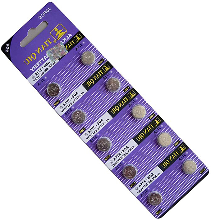 AG6 cell, alkaline button cell, LR920 button cell, button battery, button cells, alkaline cell, button cell battery, 371A, 171 10pc. 