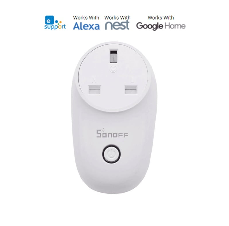 Sonoff S26 WiFi Smart Plug For Smart Home (UK PLUG, 13A, 3250W) Original Product