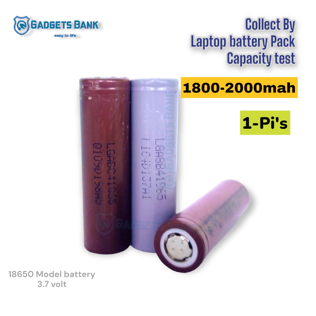 18650 Model 3.7V Lithium-Ion Battery Power Bank Battery Rechargeable Battery (1-Pc) - Reliable Battery for Various Devices