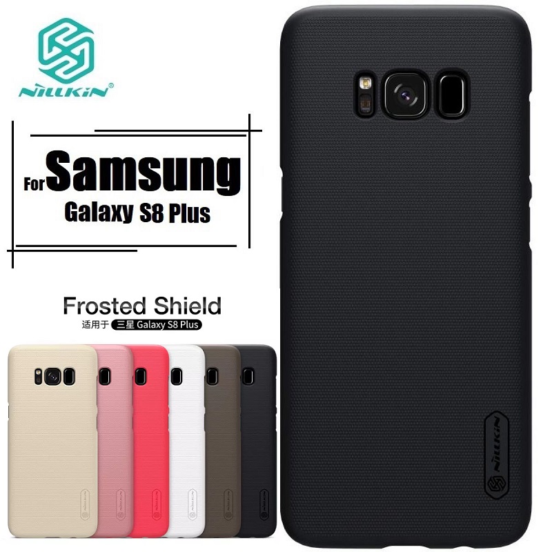 Nillkin [ Galaxy S8 Plus ] Super Frosted Shield Matte cover case for Samsung Galaxy S8 Plus ( S8+) - Black ( Back Case Cover For Smartphone )