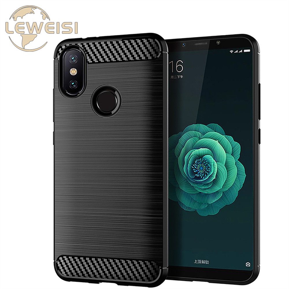 3C VictoryEagle】carbon fiber bumper case for Mi 6x/A2 back