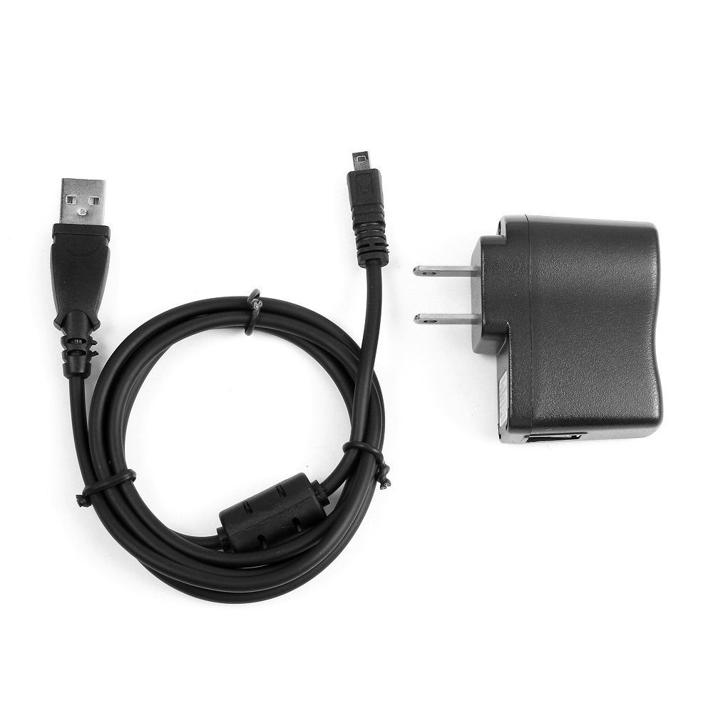1A USB AC/DC Power Adapter Camera Battery Charger Cord For Olympus VR-360 VR-350. 