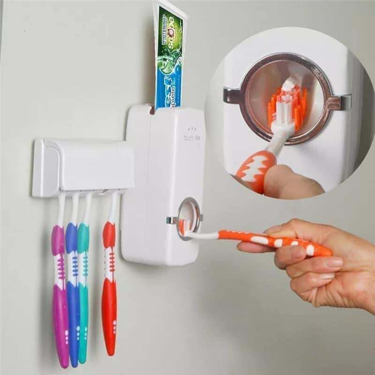 Automatic Toothpaste Squeezing Device set. 