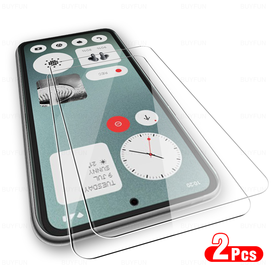 For Nothing CMF Phone 1 2PCS Glass Screen Protector for Nothing CMF Phone 1 cmf phone1 Tempered Film Full Screen HD Scratch Resistant Explosion Proof Protective Film
