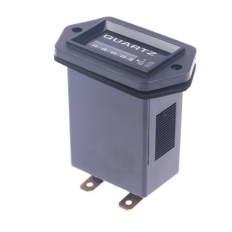 1PC 6 Digits 220V AC Hour Meter,Complete Sealed Quartz Timer Counter 12v-36v dc ac 110v 220v Hudduo. 