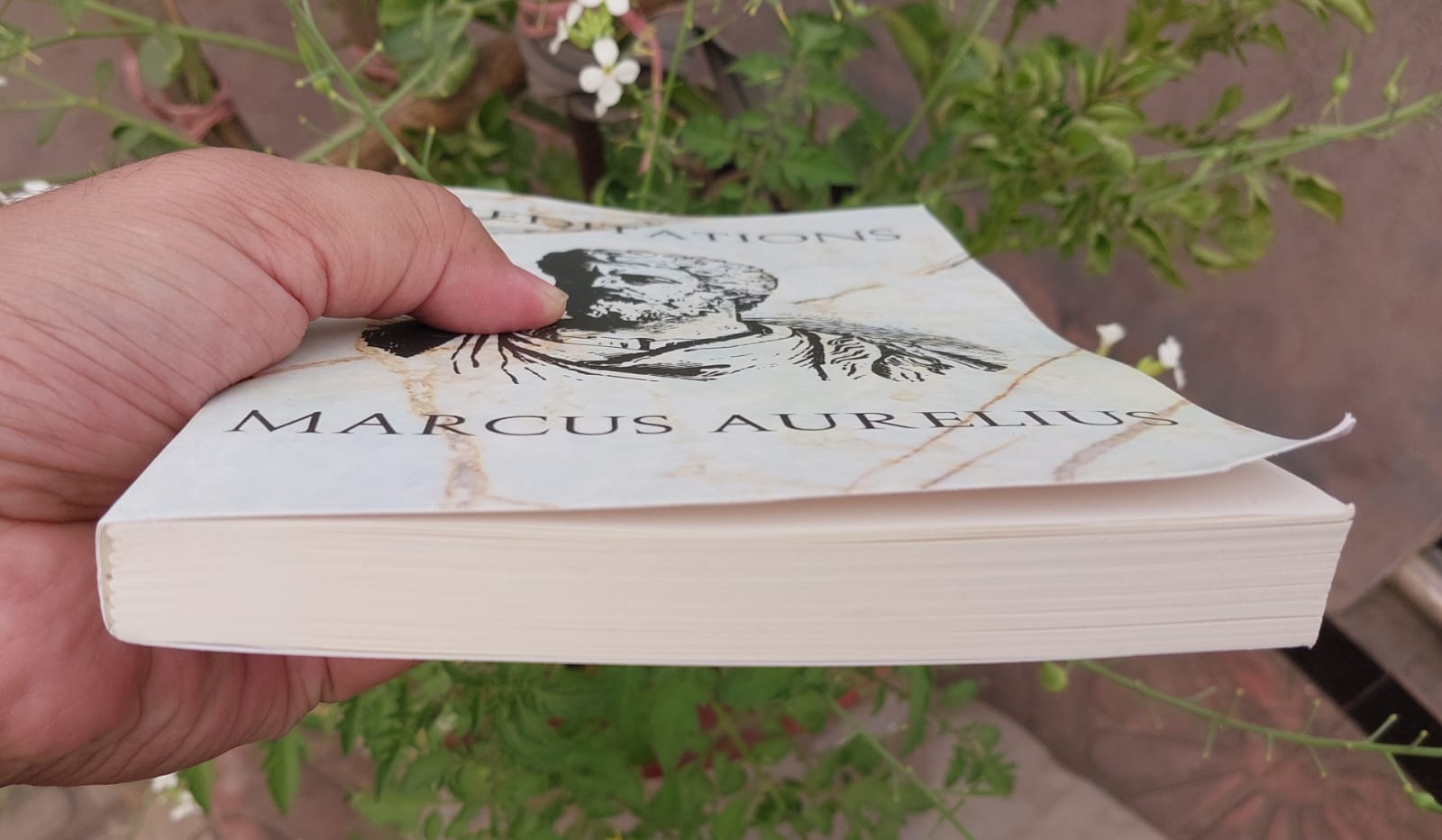 Meditations by Marcus Aurelius translated by Gregory Hays. 