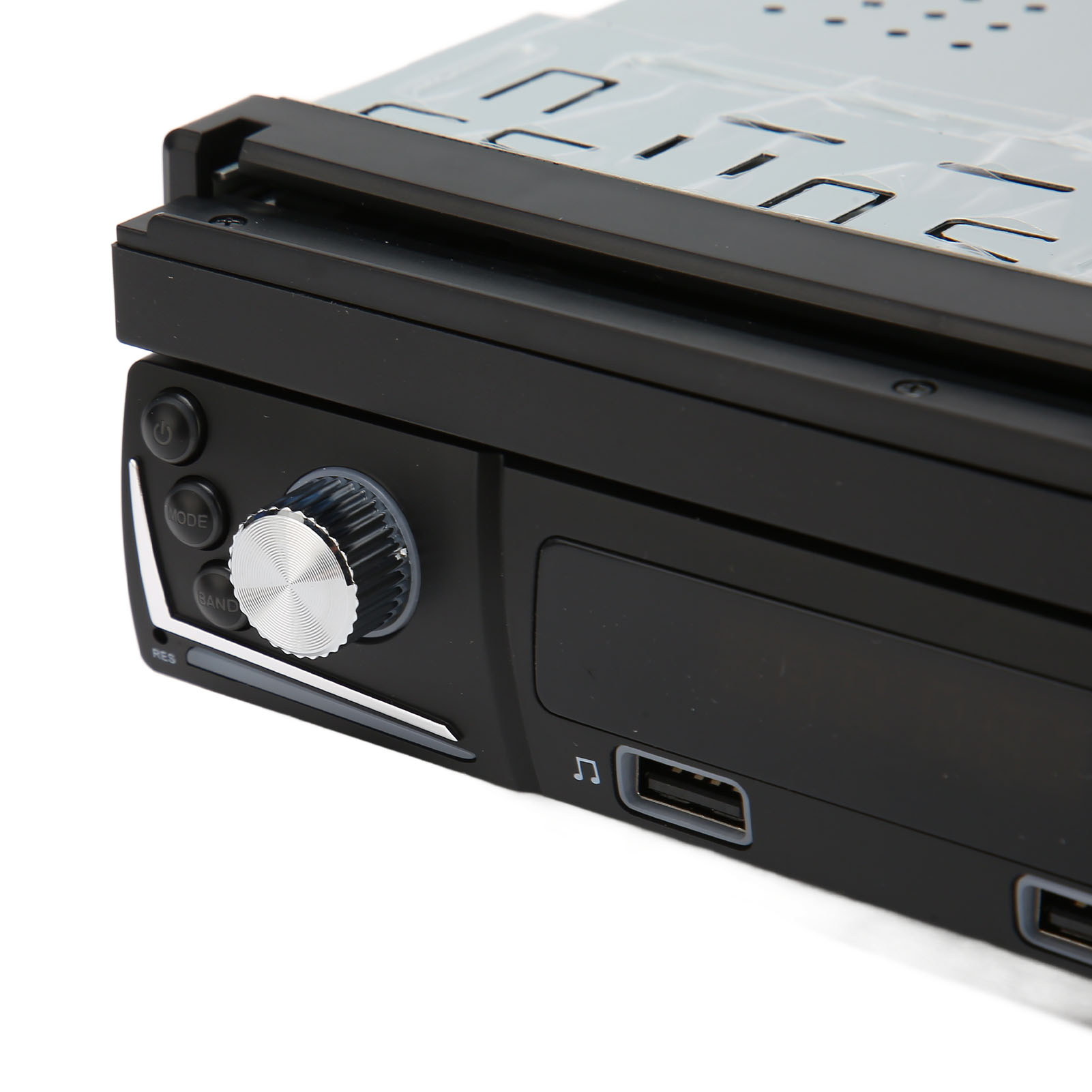 7 Inch Bluetooth Car Video Player RDS FM AM Car Radio Player HD Retractable Touch Screen with 12 LED Backup Camera Manual Type. 