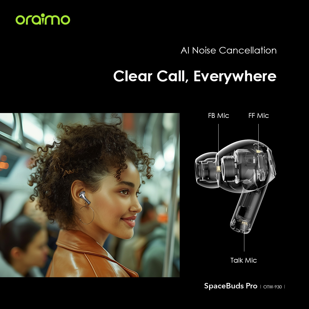 SpaceBuds Pro Premium 50dB Hybrid ANC True Wireless Earbuds. 