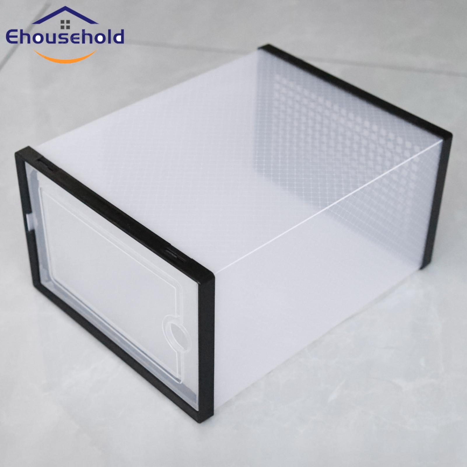 Transparent Shoe Box Maximize Storage Space with Clear Stackable Shoe Box Eco-friendly Transparent Shoes Container for Organizing Durable Shoe Boxes. 