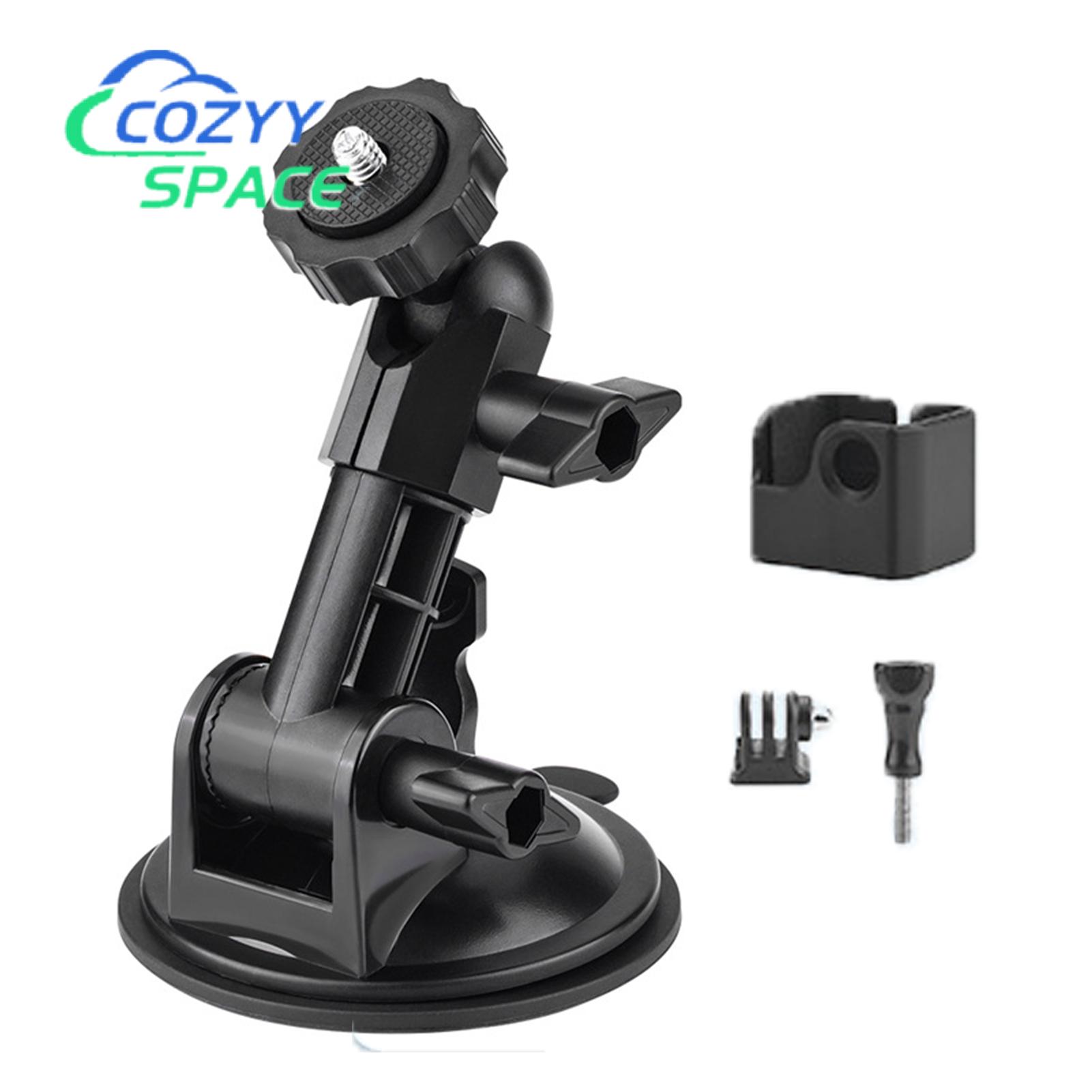 Car Suction Cup Mount for Action Camera Cooling Frame Osmo Pocket 3 Car Mount Stabilizer Adapter Camera Accessory for Smooth Shots Adjustable Car Mount. 