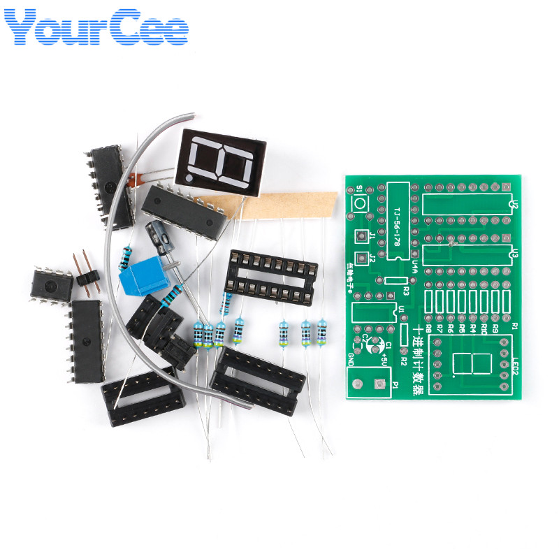 Decimal Counter Electronic Production Training Kit DIY Counter Parts Project based Teaching Control Board Su