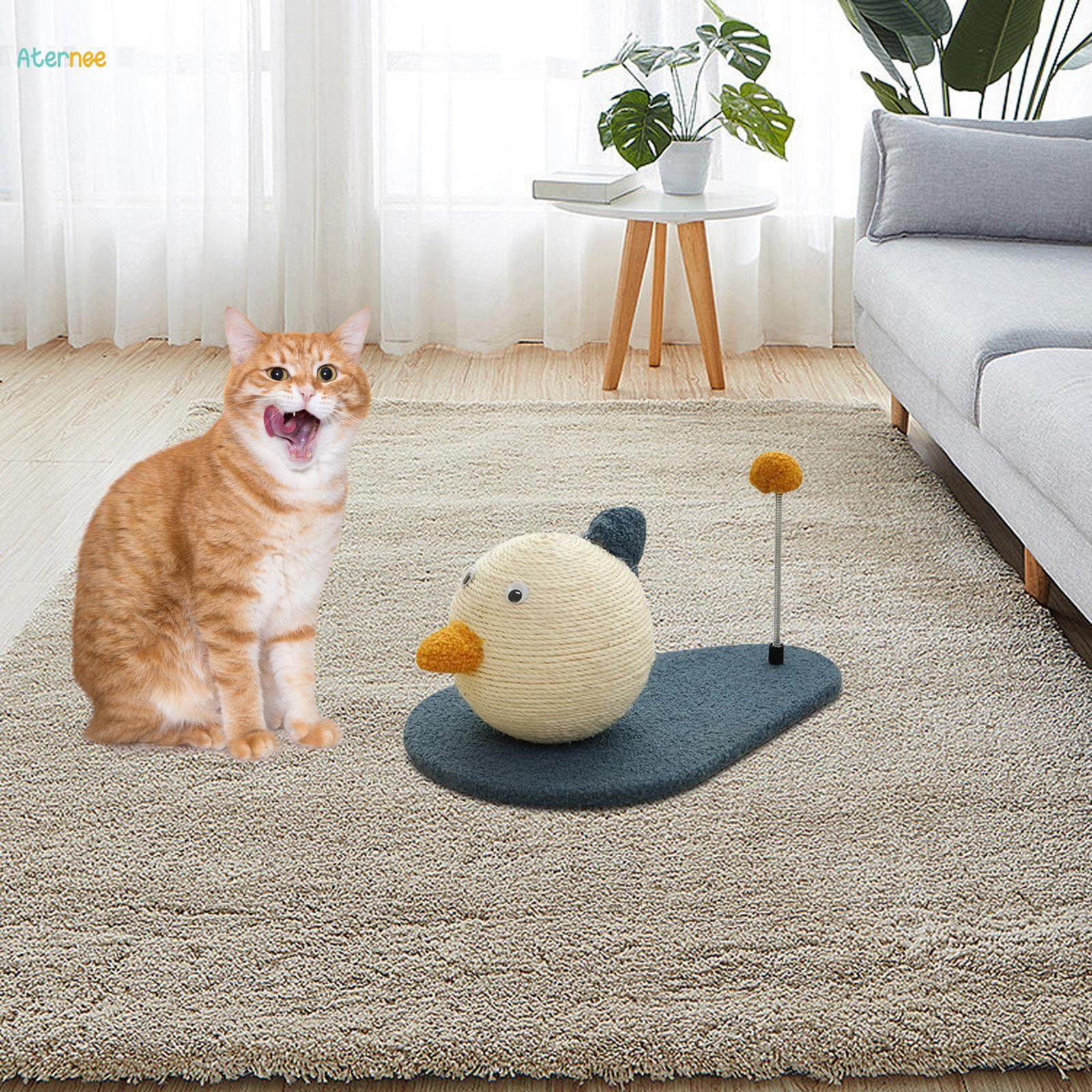 Cat Scratcher Toy for Kitten Scratching Ball for Climbing Small Cats Playing 31cmx21cmx16cm. 