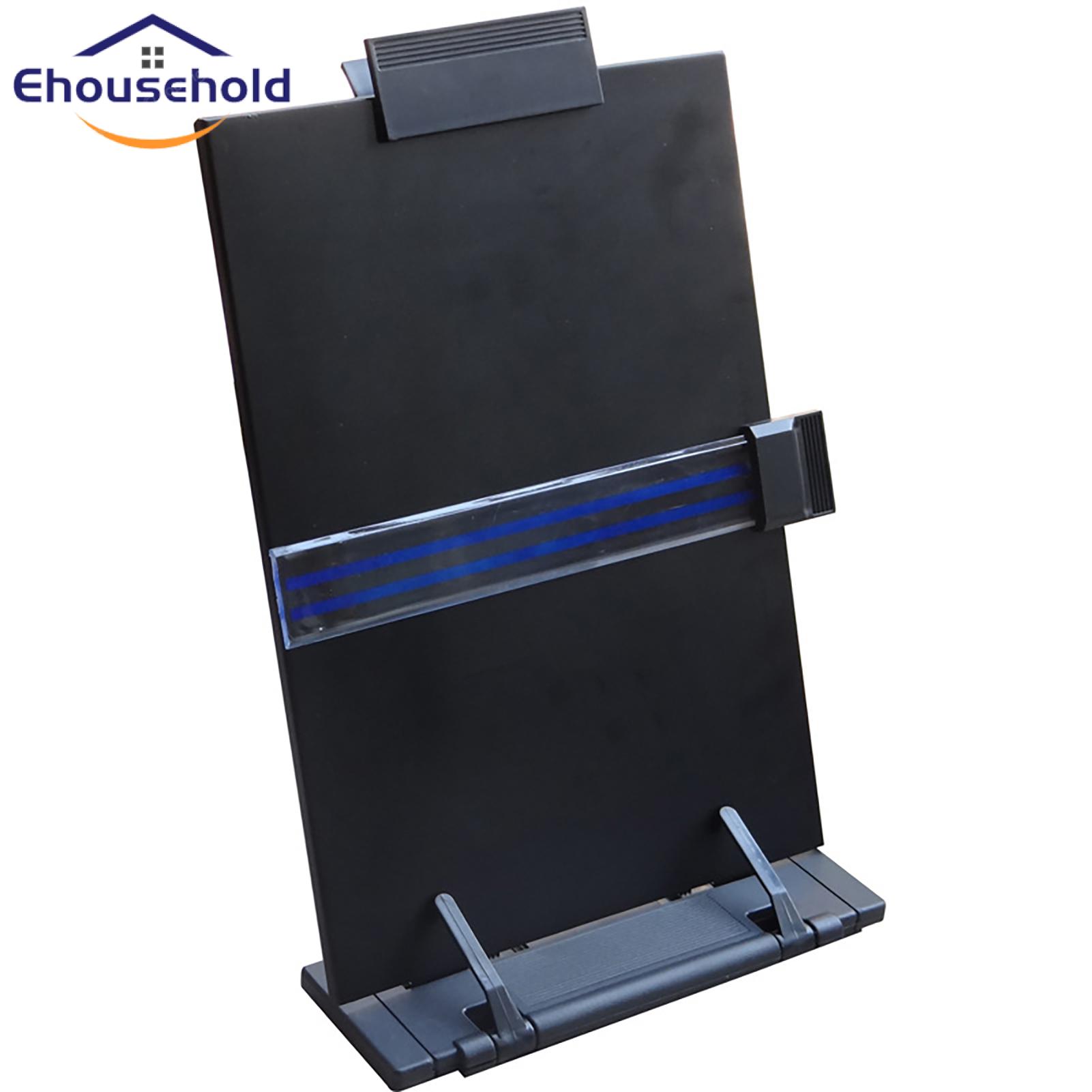 Document Stand Adjustable Desktop Book Stand Holder for Files Papers Non-slip Design Stable Display Rack for Office Home Use Plastic Folder Holder