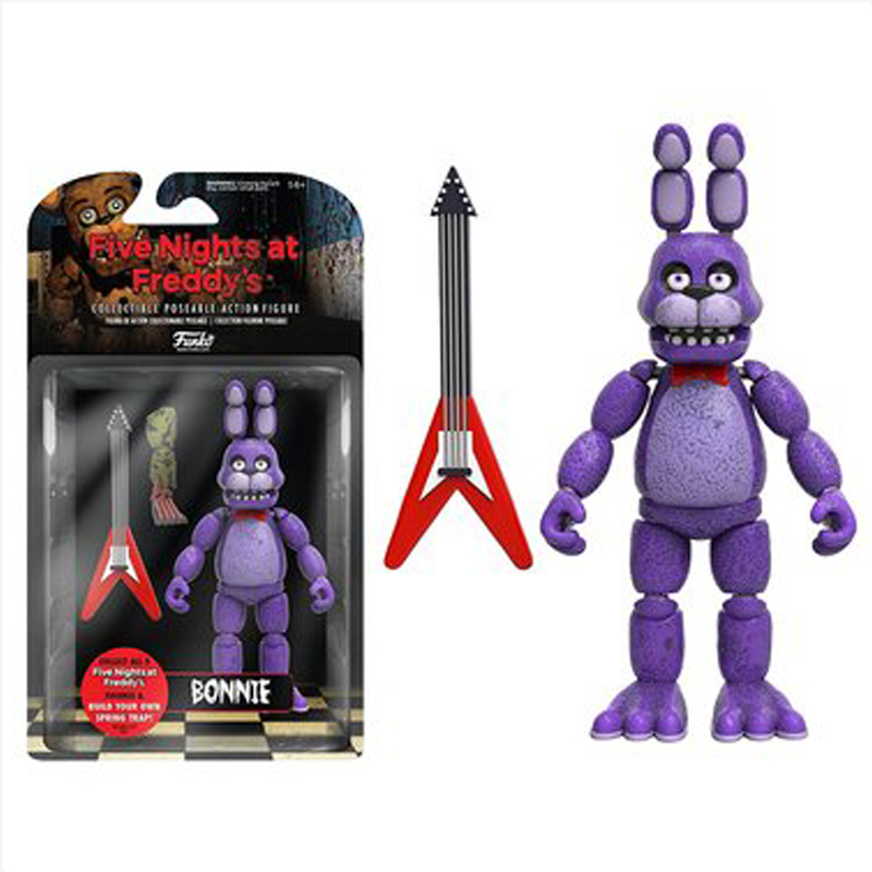 15cm FNAF Figures Freddy Bonnie Foxy Chica Fazbear Bear Action Figure PVC Collection Nightmare Fredbear Balloon Boy Dolls Model Ruiqir Super Store. 