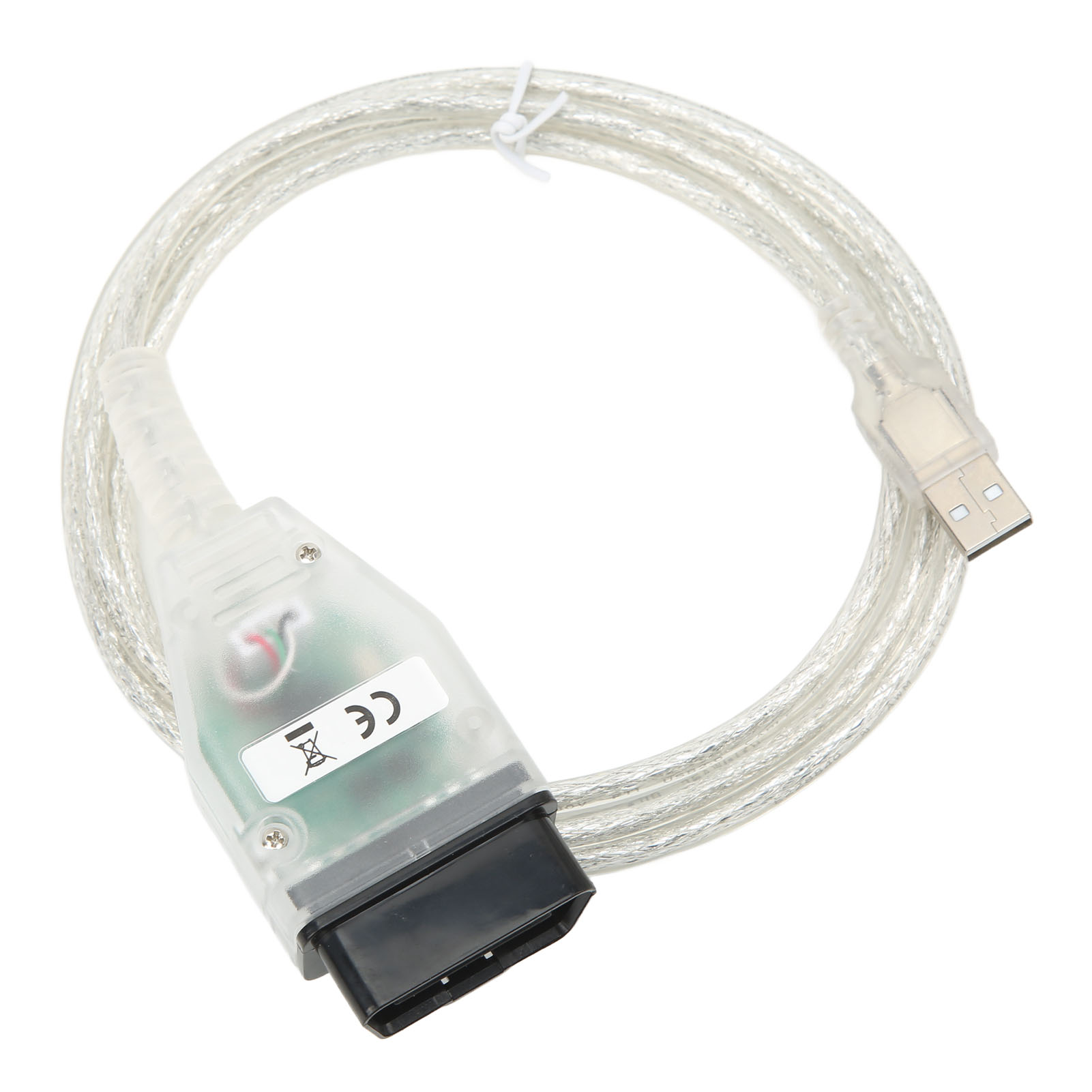 OBD2 Code Reader Cable, for SAE J1850 PWM for Windows 7 32bits Accurate V18.00.008 USB To OBD2 Practical Car Diagnostic Cable for VCI TIS 16pin Vehicle. 