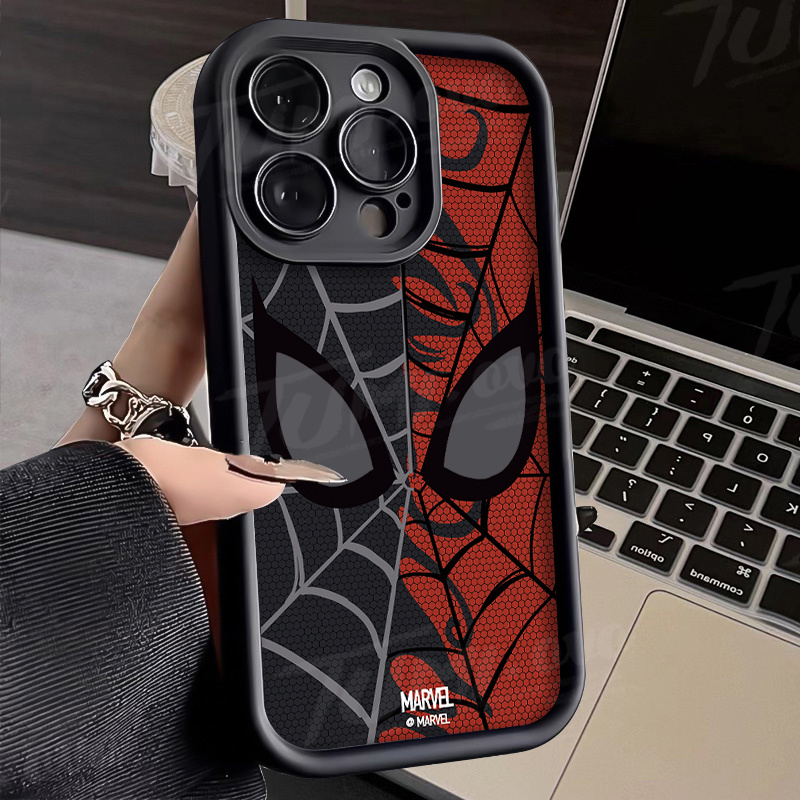 Luxury Marvel Spider Man Soft Silicone Case for Samsung Galaxy A15 A05 A05S A55 A35 A25 A24 A13 A23 A12 A22 A32 A52 A52S A72 A11. 